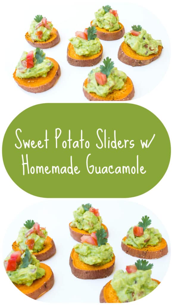 Sweet Potato Sliders with Homemade Guacamole! https://axis-zenith.live/recipes/sweet-potato-sliders-with-homemade-guacamole/