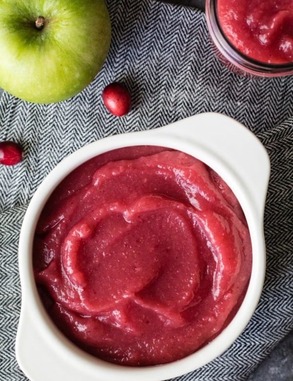 Easy Homemade Cranberry Applesauce - krollskorner.com
