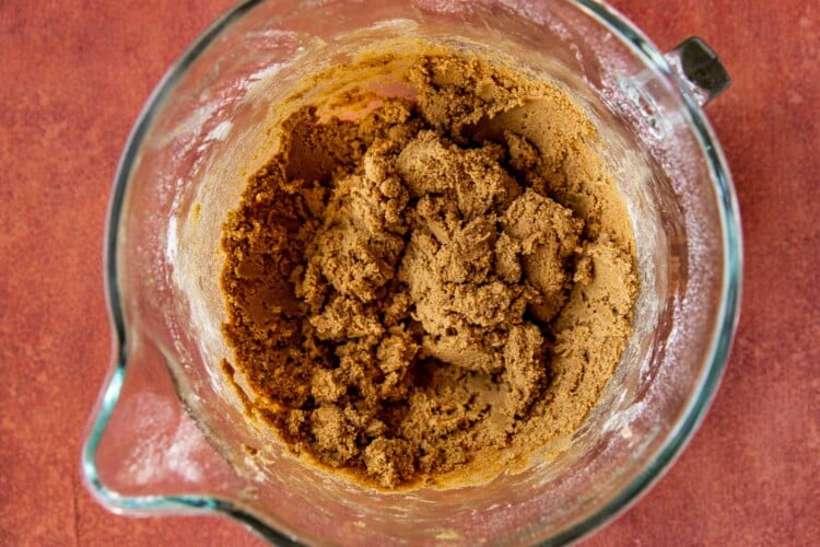 ingredients mixed together to make cookies