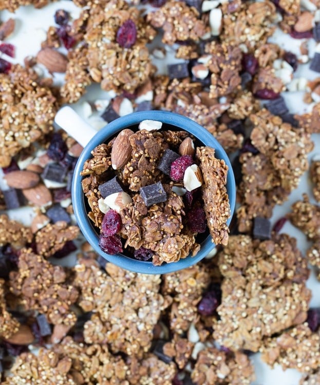 granola in a cup