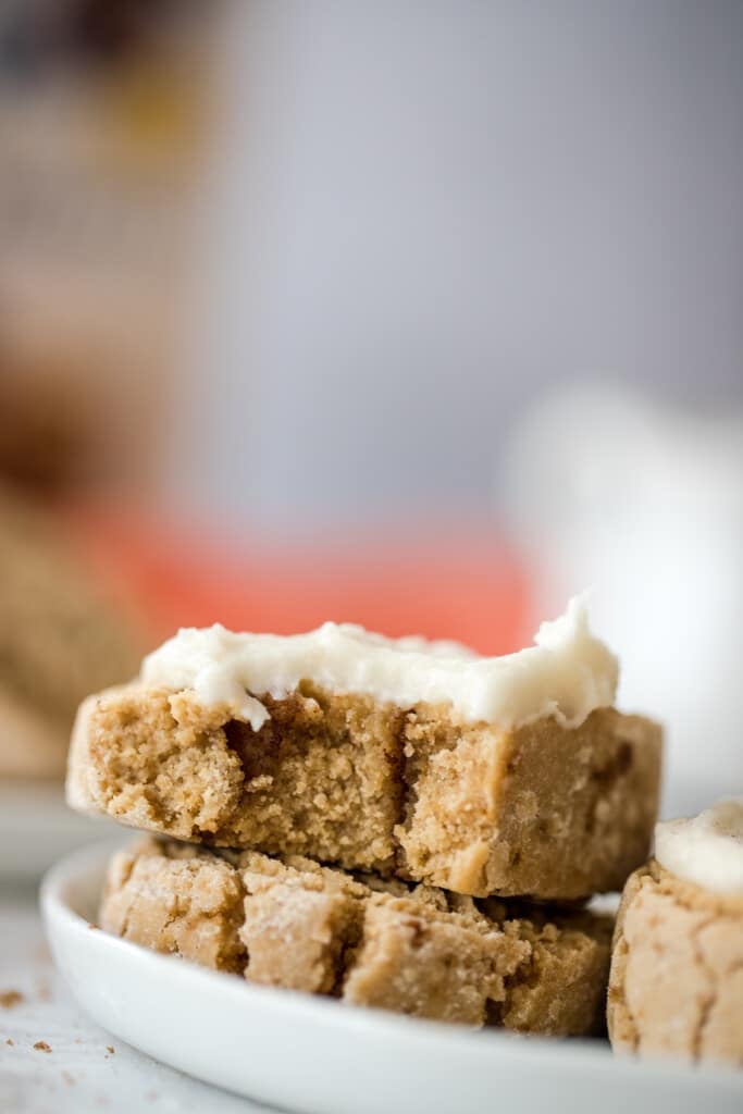 cinnamon rolls on a white plate