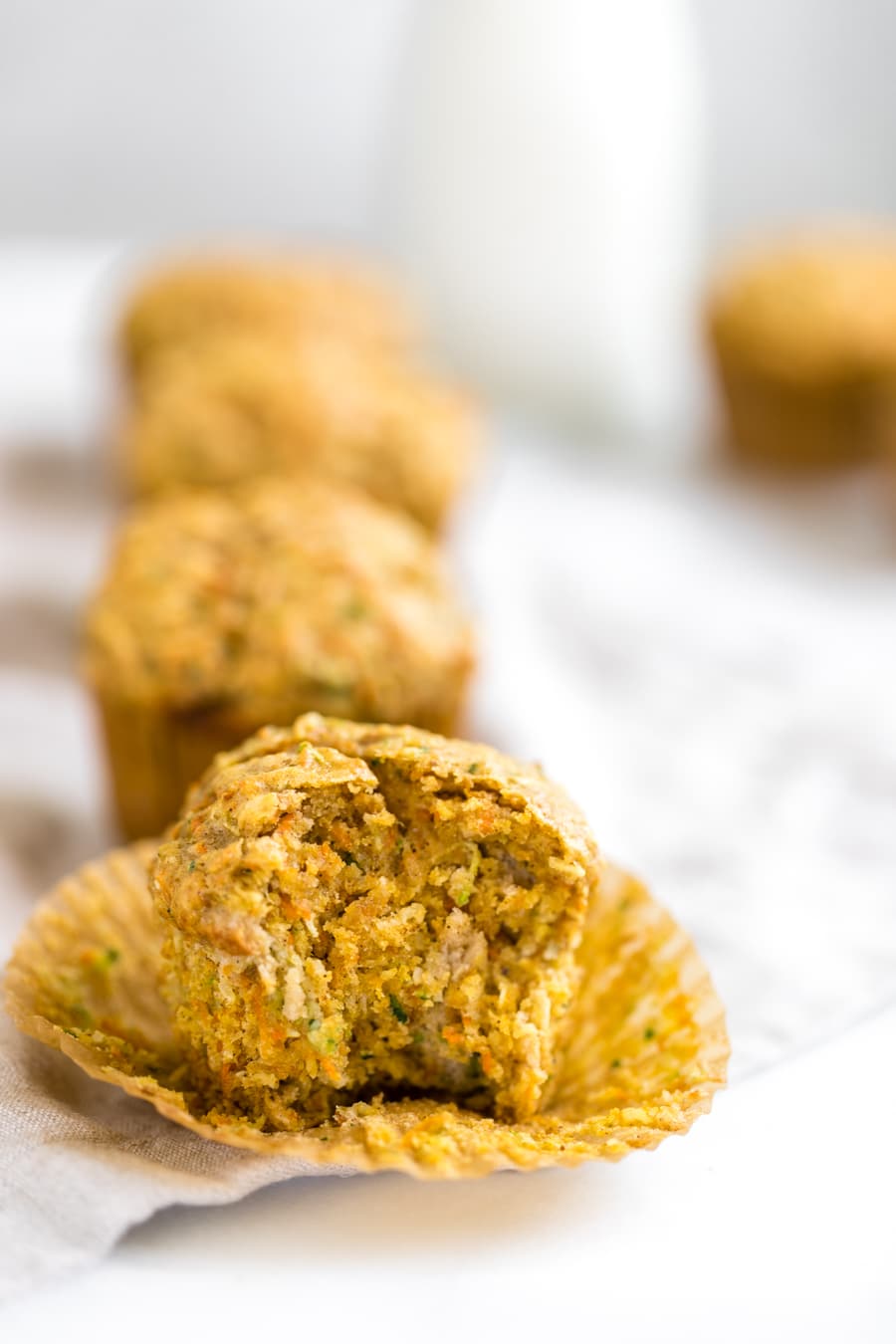 zucchini carrot muffins 