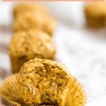 zucchini carrot muffin on a cooling rack