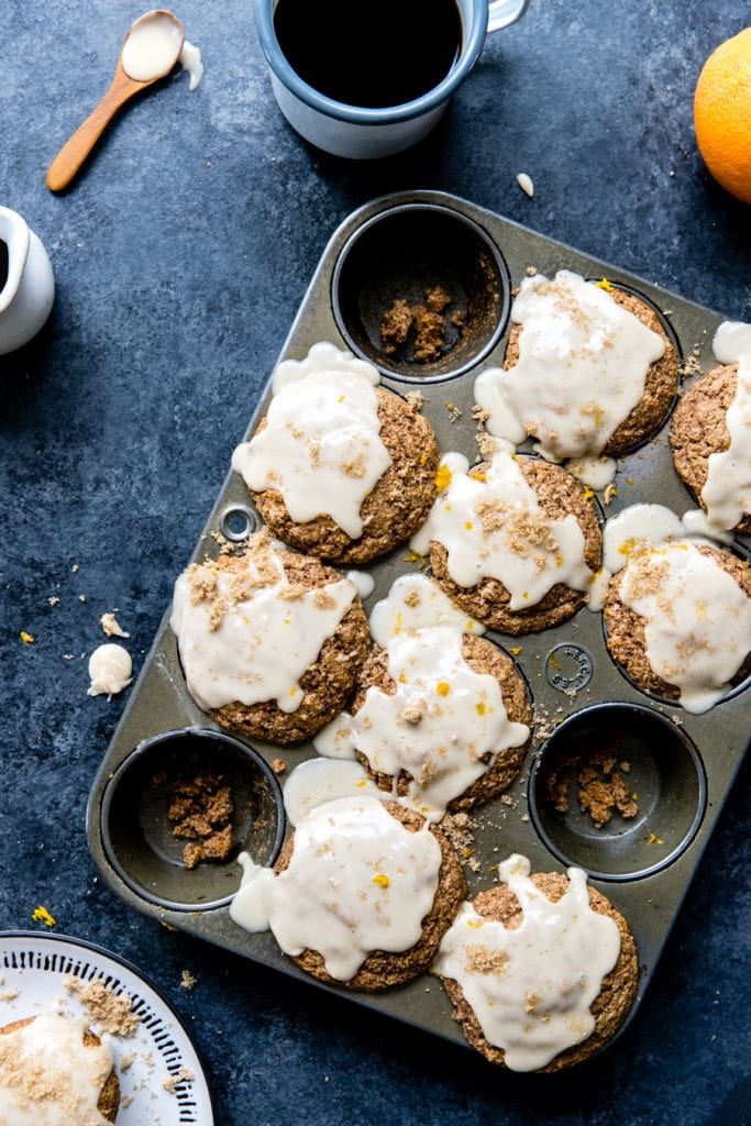 maple bran muffins in a muffin tin