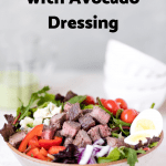 meal prep keto steak cobb salad