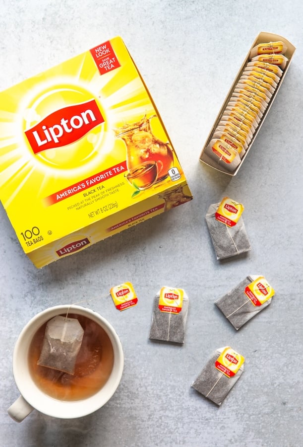 Lipton black tea bags 