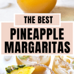 pineapple margarita in a glass