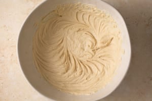 mixed ingredients for apple pie bars