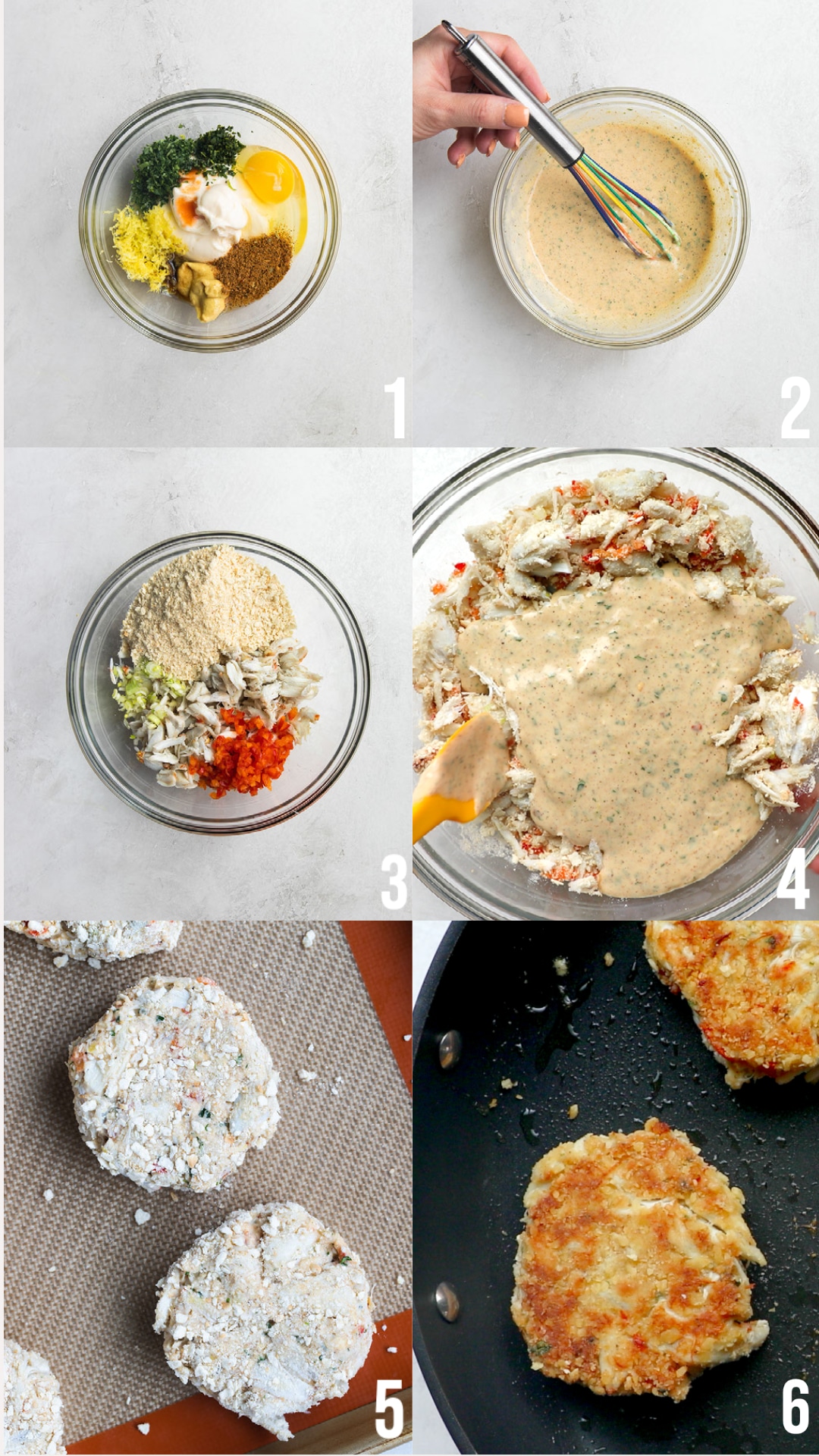 photos of how to make crab cakes 