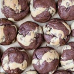 brookies on parchment paper