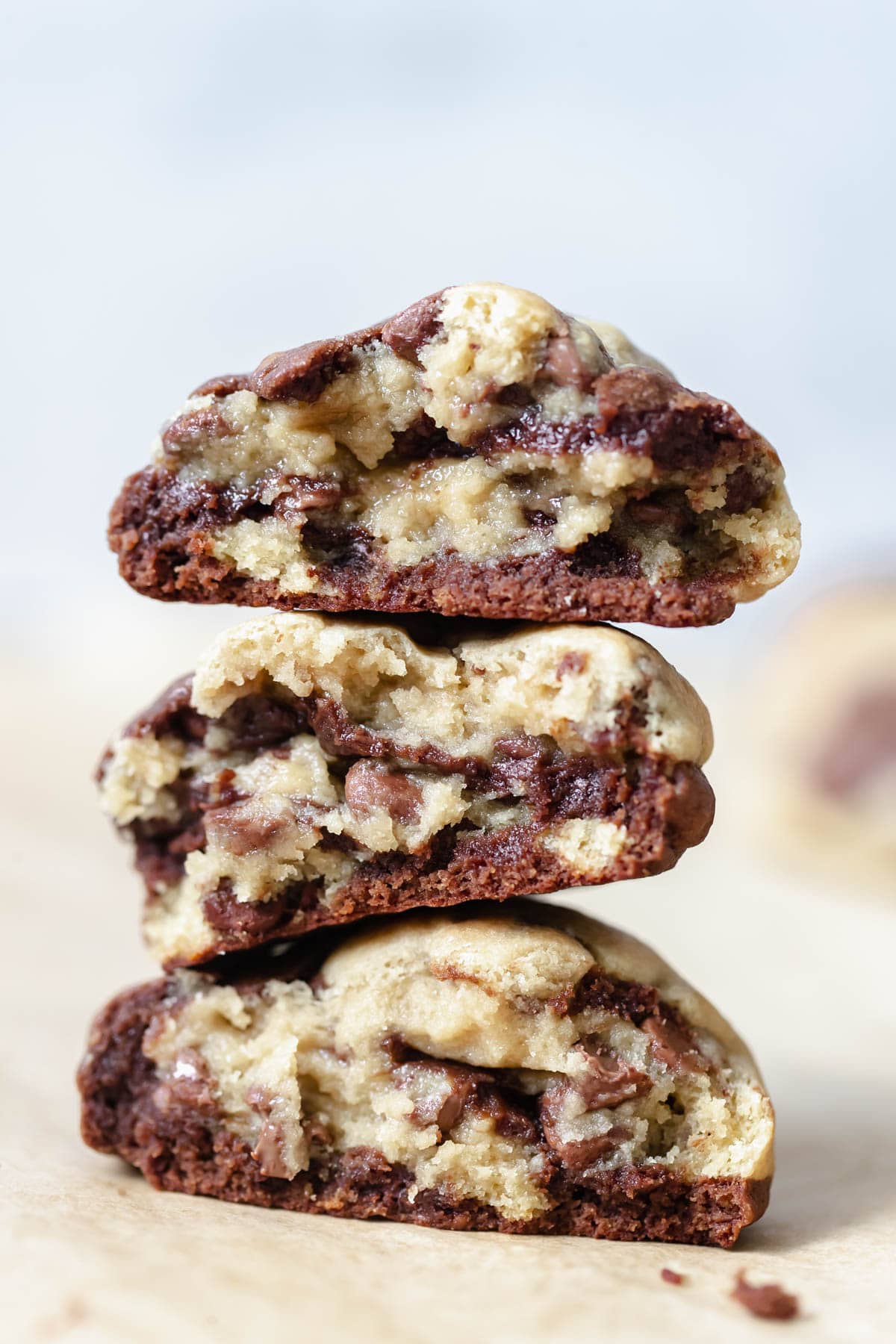 brookies stacked on top of each other