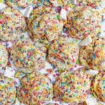 cookies covered in fruity pebble cereal