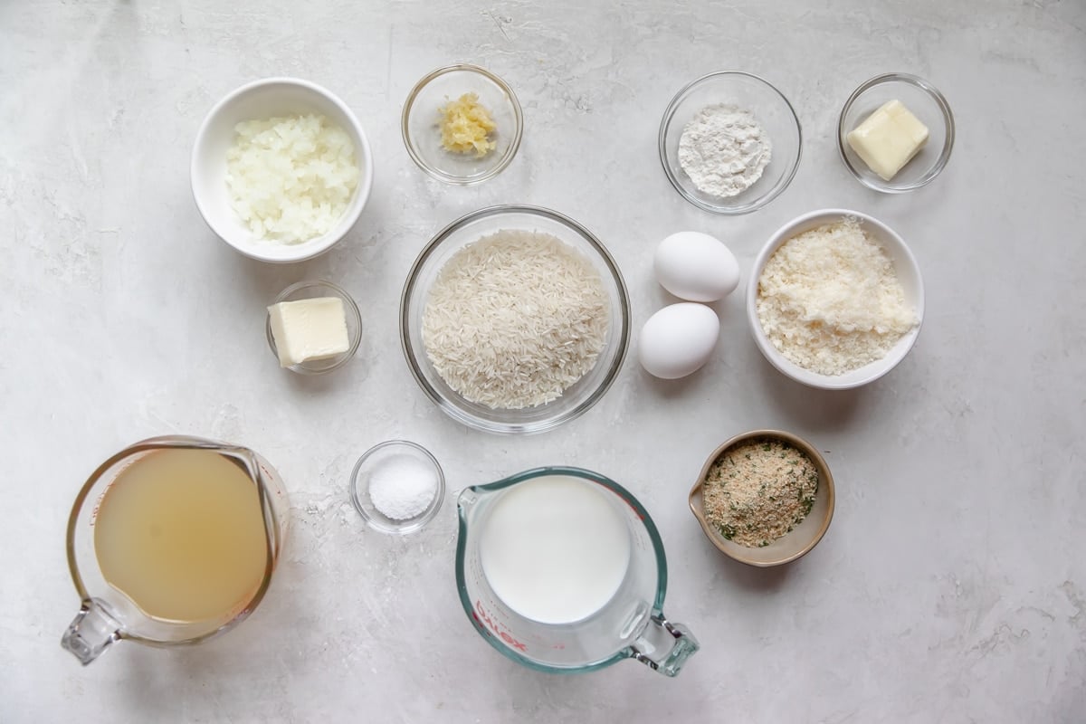 ingredients in small bowls
