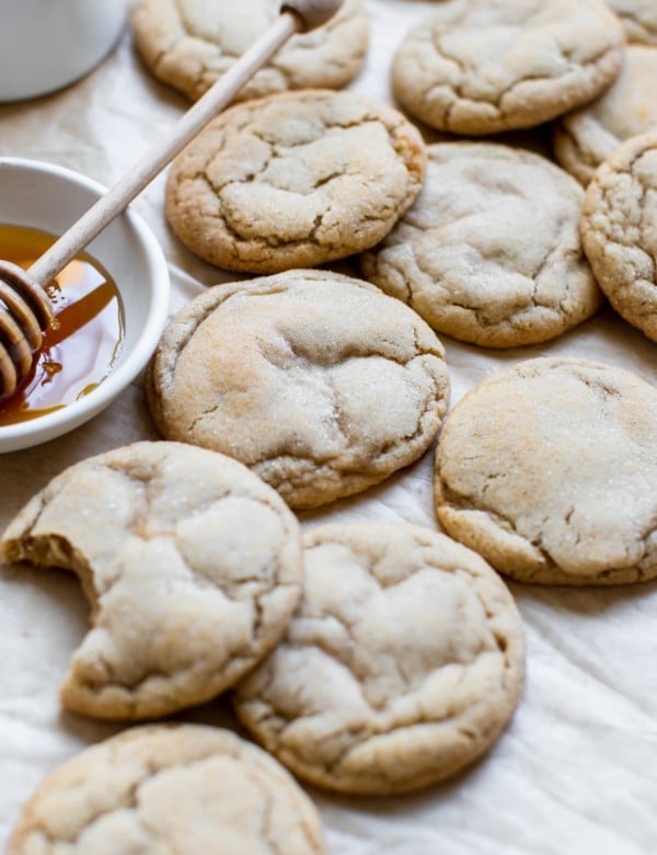 cookies on parchment paper