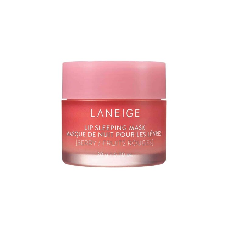 pink tub of lip sleeping mask