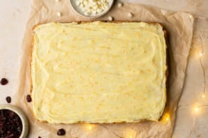 baked bars with frosting