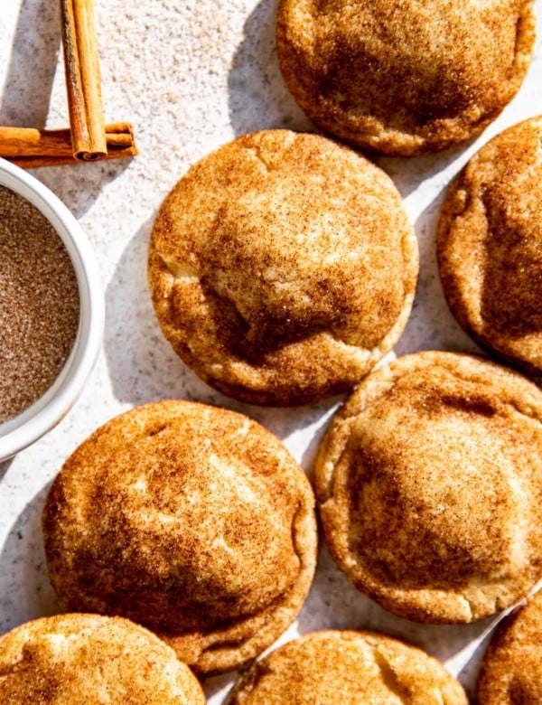 puffy snickerdoodle cookies
