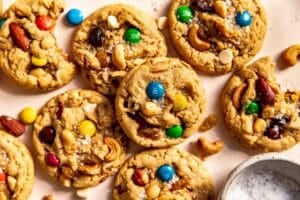 cookies with flaky sea salt on top.